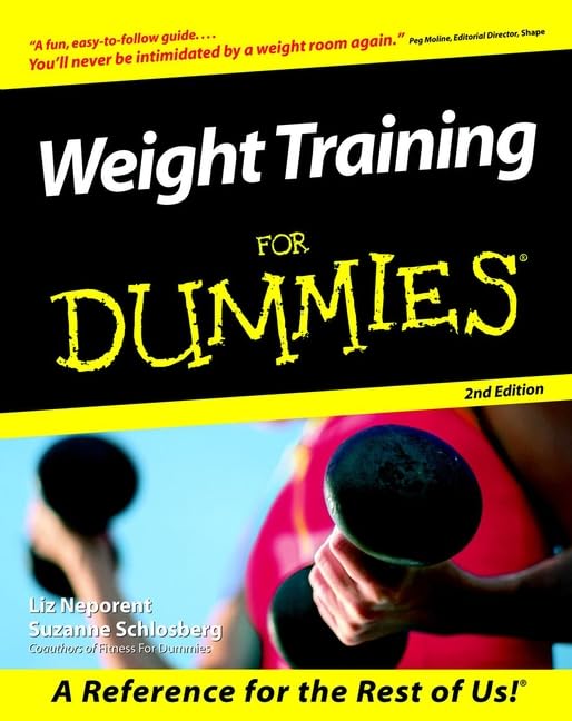 Weight training for dummies Cover