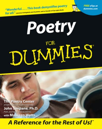 Poetry for dummies Cover