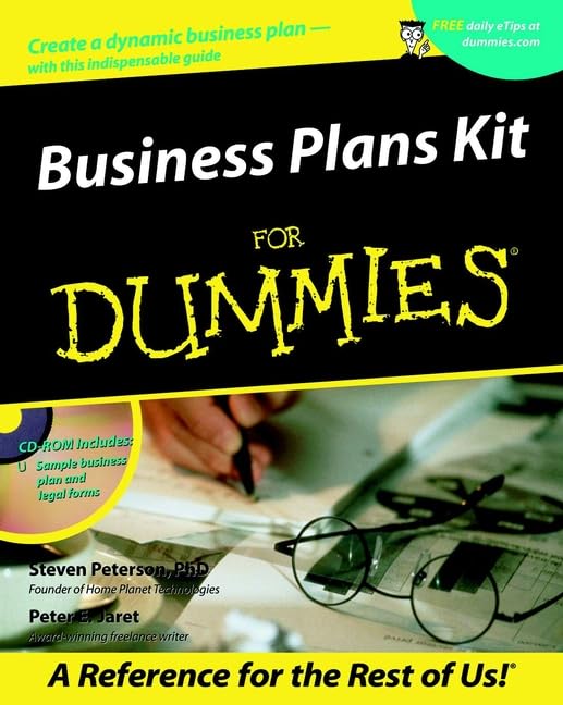 Business plans kit for dummies Cover