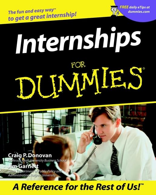 Internships for dummies Cover