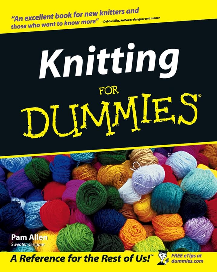 Knitting for dummies Cover