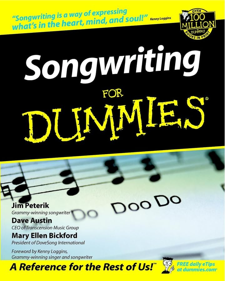 Songwriting for dummies Cover