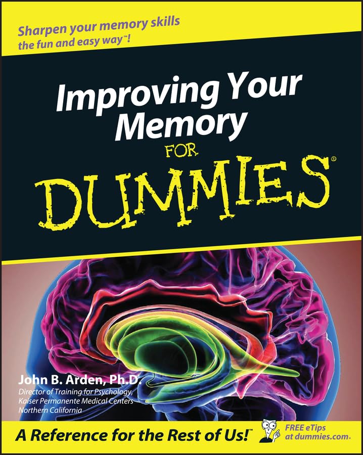 Improving your memory for dummies Cover