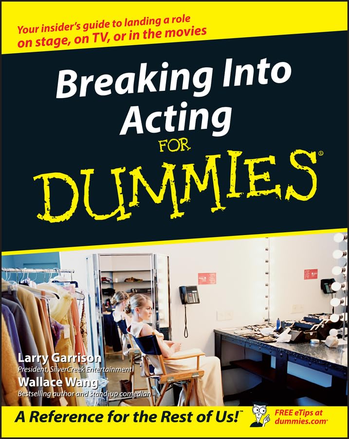 Breaking into acting for dummies Cover
