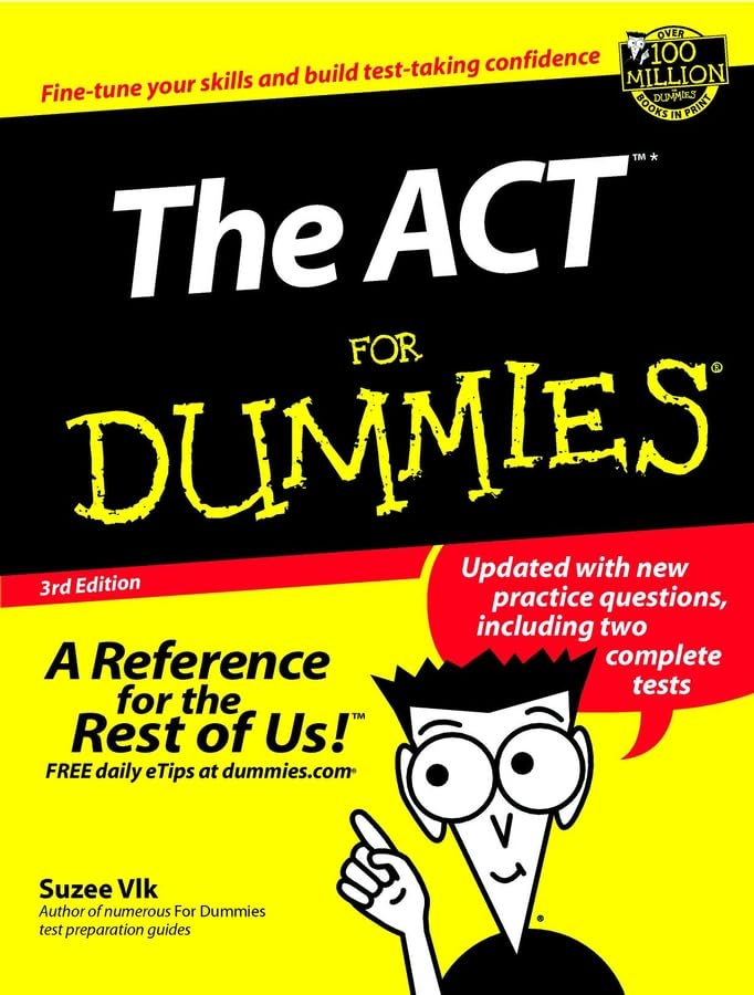 The ACT for dummies Cover