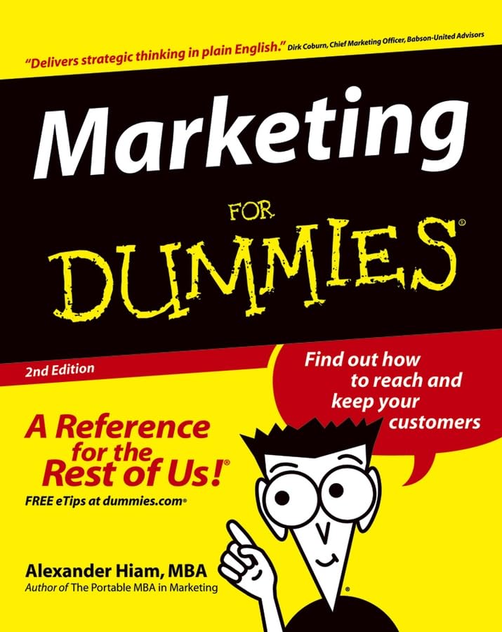 Marketing for dummies Cover