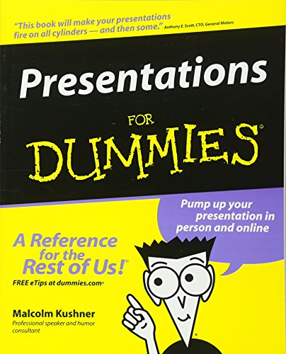 Presentations for dummies Cover