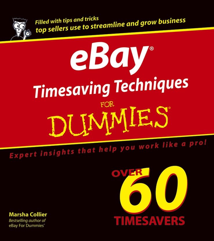 EBay timesaving techniques for dummies Cover