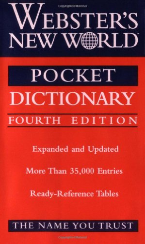 Webster's New World pocket dictionary Cover