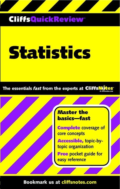 Statistics (Cliffs Quick Review) Cover