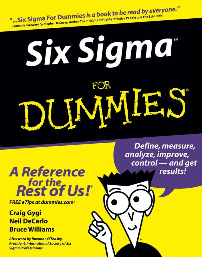 Six Sigma for Dummies Poster