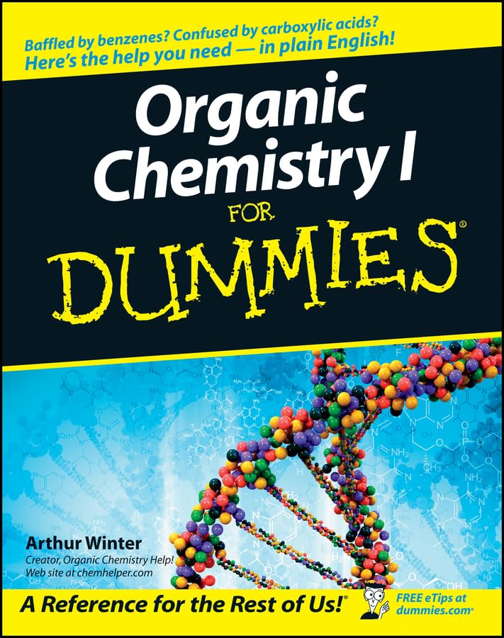 Organic Chemistry 1 for dummies Cover