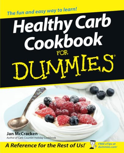 Healthy carb cookbook for dummies Cover