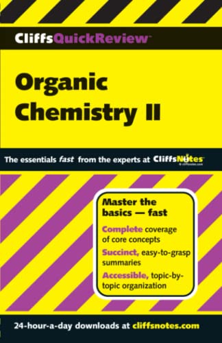 Organic Chemistry II (Cliffs Quick Review) Cover