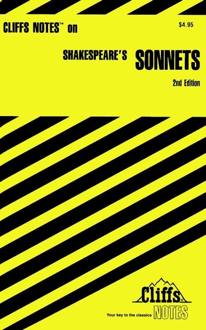 Cliffs Notes on Shakespeare's Sonnets Cover