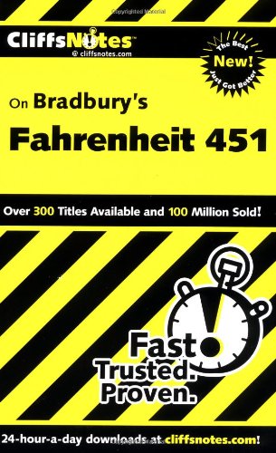 CliffsNotes Bradbury's Fahrenheit 451 Cover