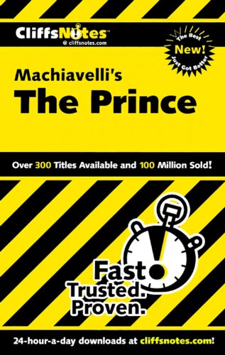 CliffsNotes The prince Cover