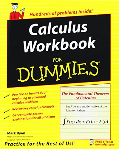 Calculus workbook for dummies Cover