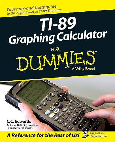 TI-89 graphing calculator for dummies Cover