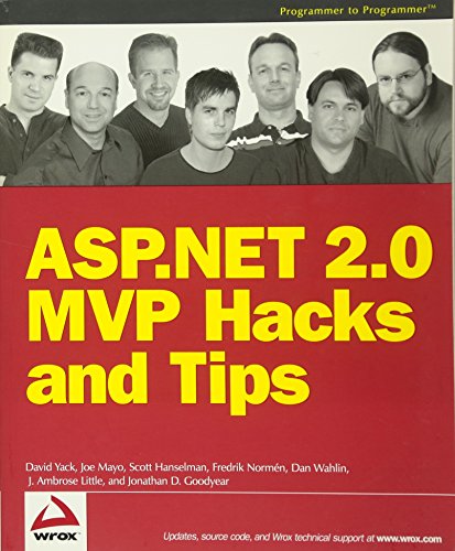 ASP.Net 2.0 MVP hacks and tips Cover