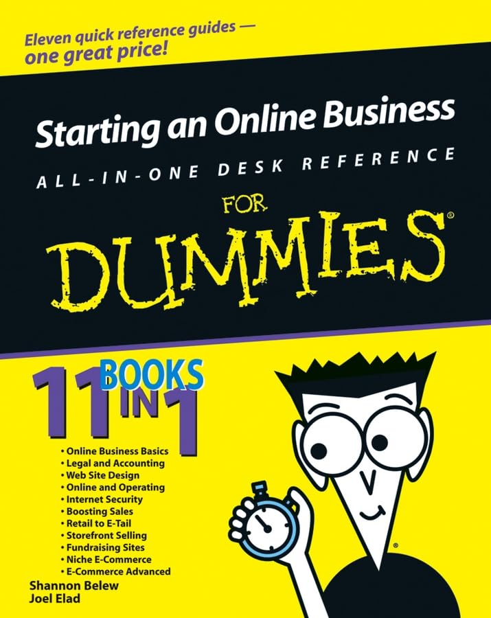 Starting an online business all-in-one desk reference for dummies Cover