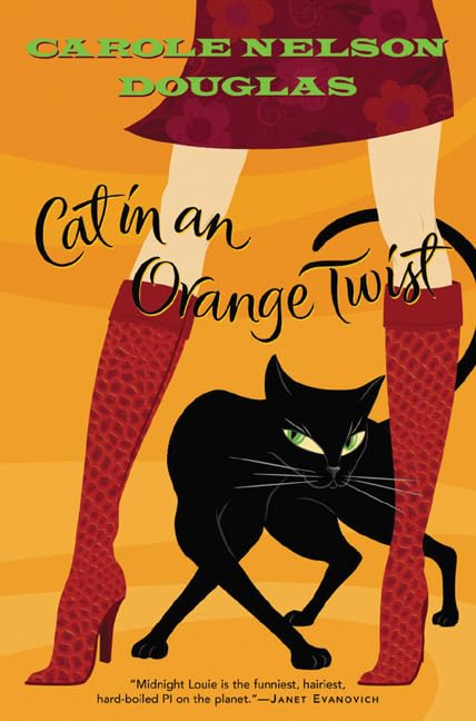 Cat in an orange twist Cover
