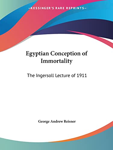 Egyptian Conception of Immortality (1912) Cover
