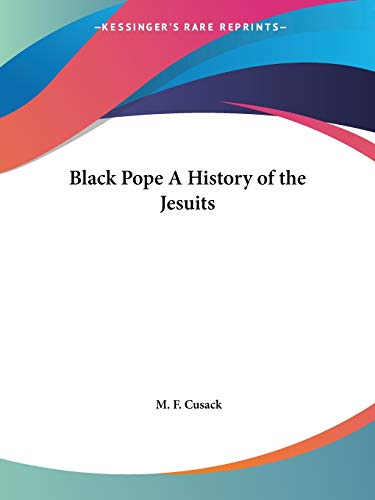 Black Pope A History of the Jesuits Cover