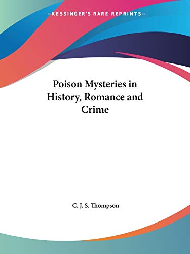 Poison Mysteries in History, Romance and Crime Cover