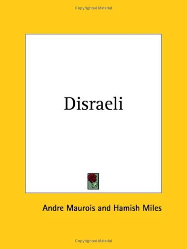 Disraeli Cover