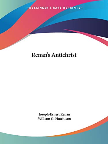 Renan's Antichrist Cover