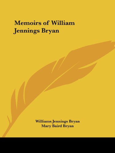 Memoirs of William Jennings Bryan Cover
