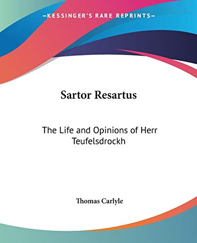 Sartor Resartus Cover