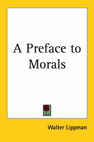 A Preface to Morals Cover