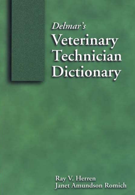 Delmar's Veterinary Technician Dictionary Cover