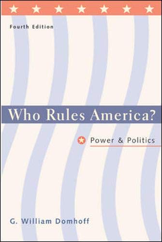 Who rules America? Cover