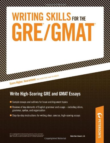 Writing skills for the GRE and GMAT tests. Cover