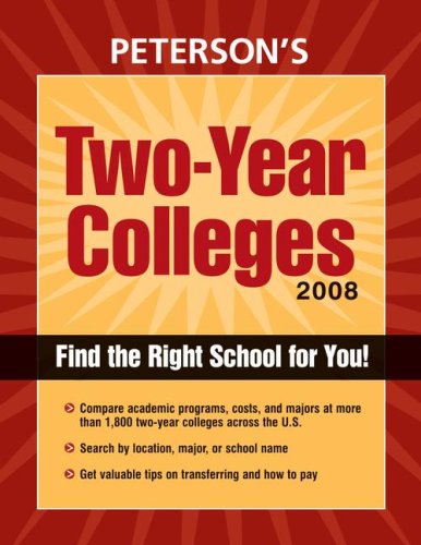 Two Year Colleges 2008 Cover