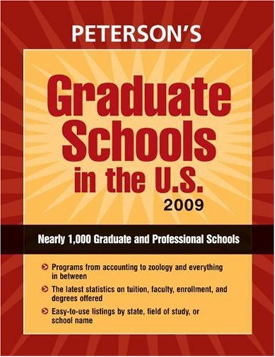 Graduate Schools in the U.S. 2009 Cover