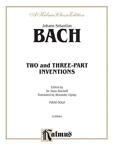 Bach 2 & 3 Part Inventions Cover