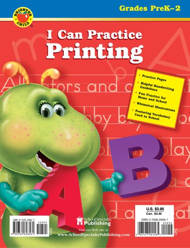 I Can Practice Printing Cover