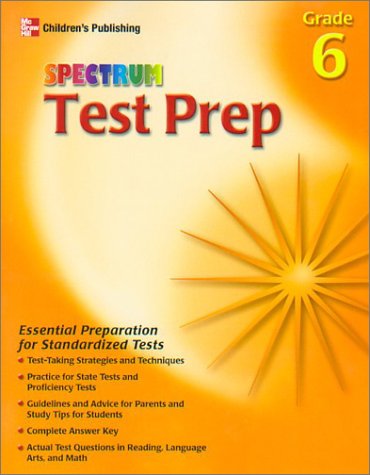 Spectrum Test Prep, Grade 6 Cover