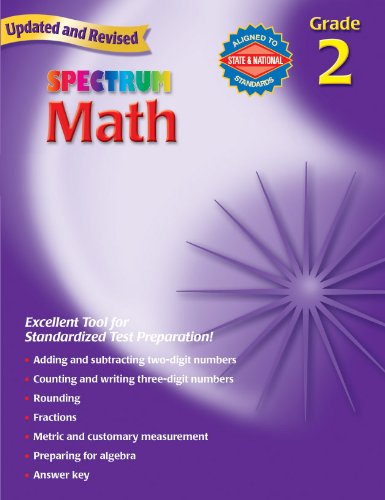 Spectrum Math, Grade 2 (Spectrum) Cover