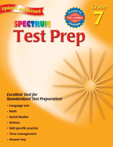 Spectrum Test Prep, Grade 7 Cover