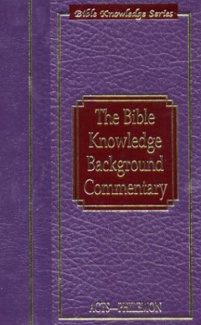 The Bible Knowledge Background Commentary Cover