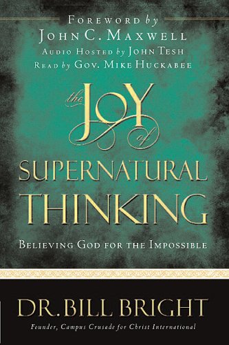 The joy of supernatural thinking Cover