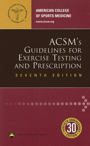 ACSM's Guidelines For Exercise Testing And Prescription Cover