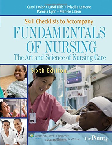 Skill Checklists to Accompany Fundamentals of Nursing Cover