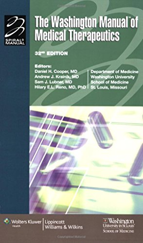 The Washington manual of medical therapeutics Cover