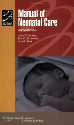 Manual of Neonatal Care (Spiral Manual Series) Cover